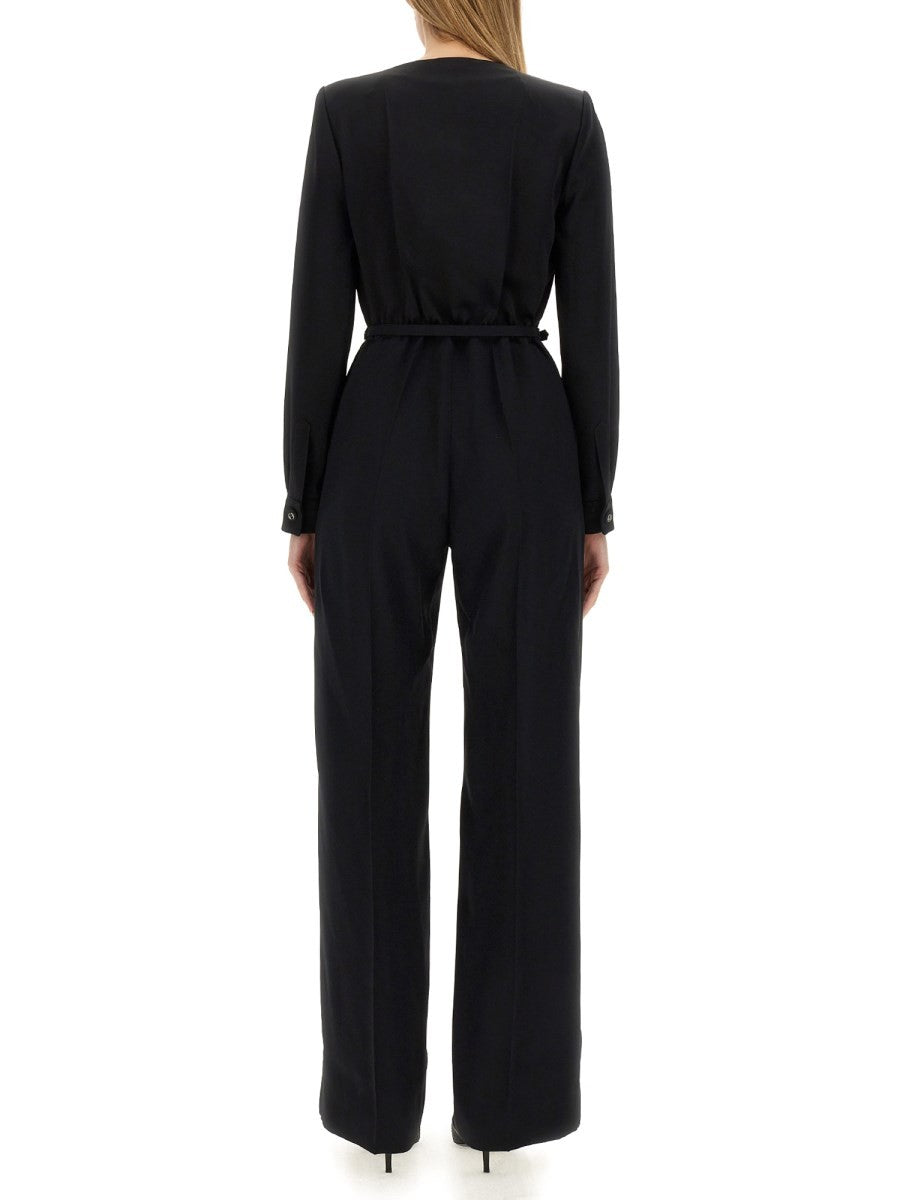 Gucci VISCOSE JUMPSUIT WITH BELT