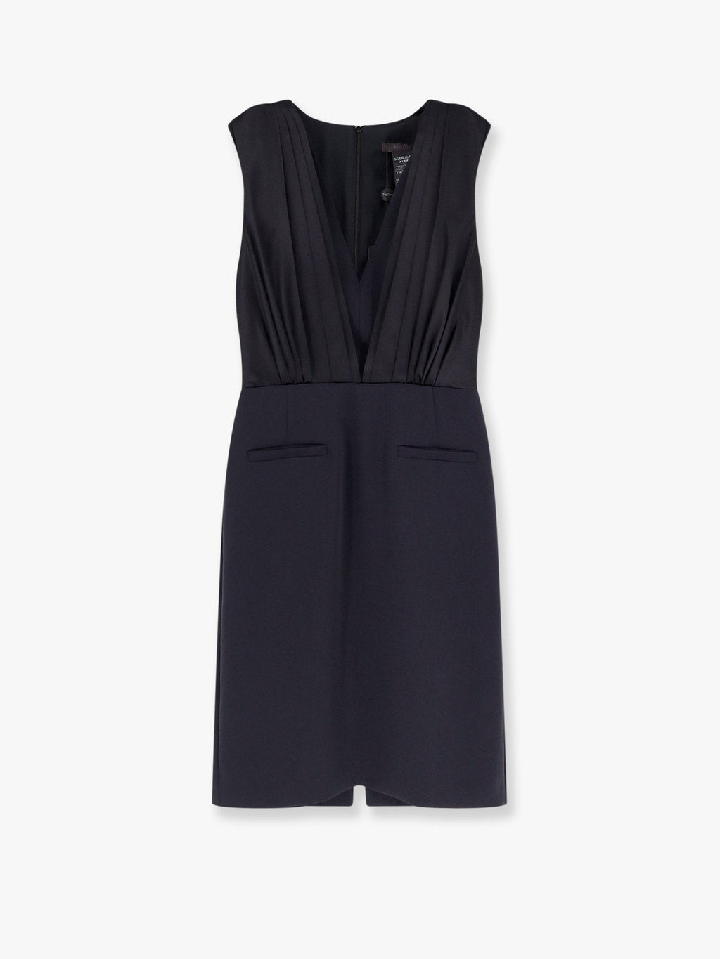 Max Mara Vittor midi dress with silk insert