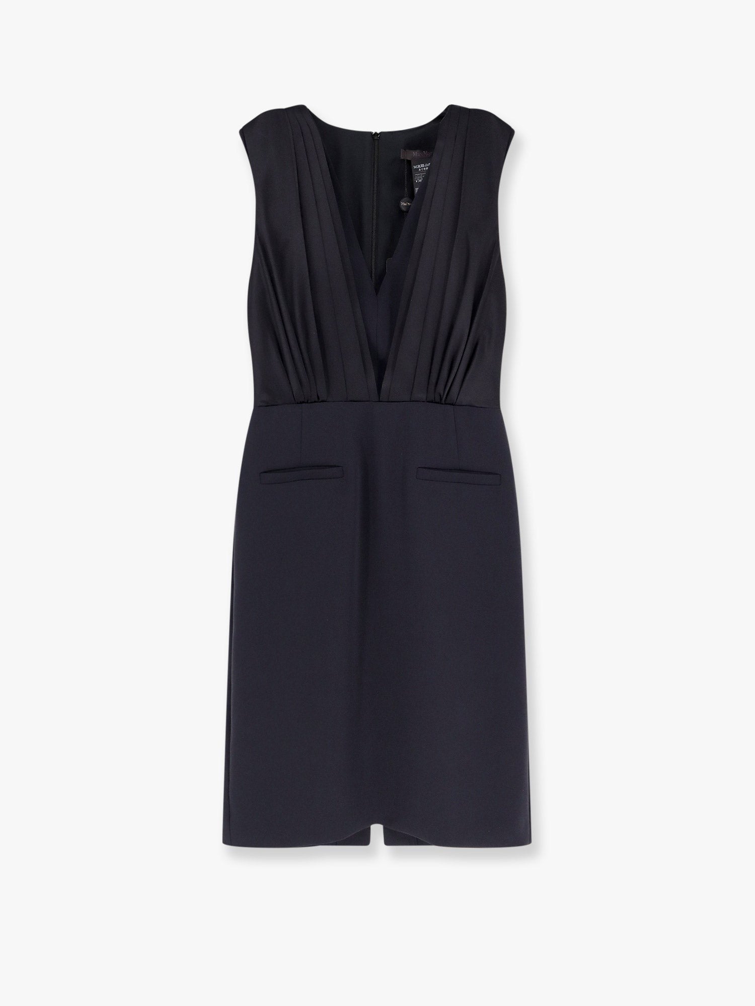 Max Mara Vittor midi dress with silk insert