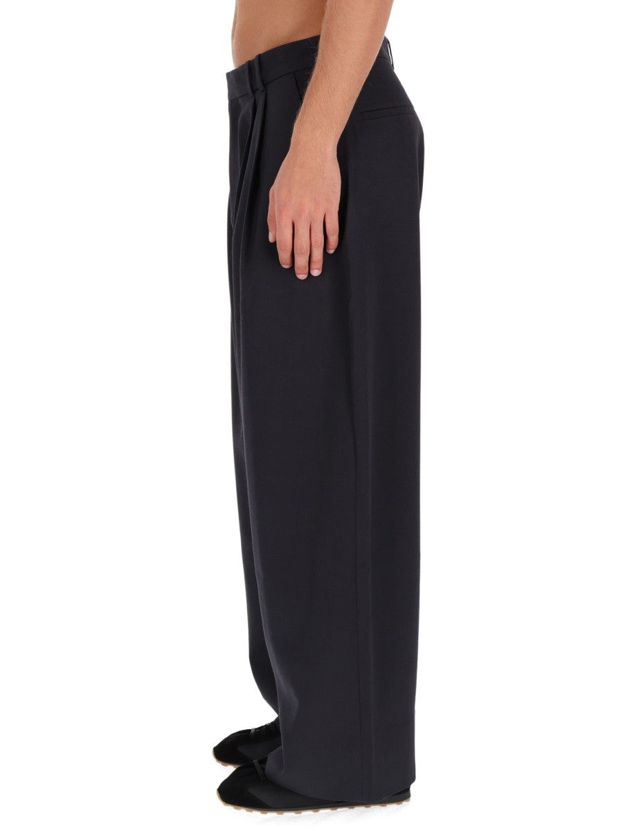 STUDIO NICHOLSON "VOLUME" PANTS WITH DOUBLE PLEAT