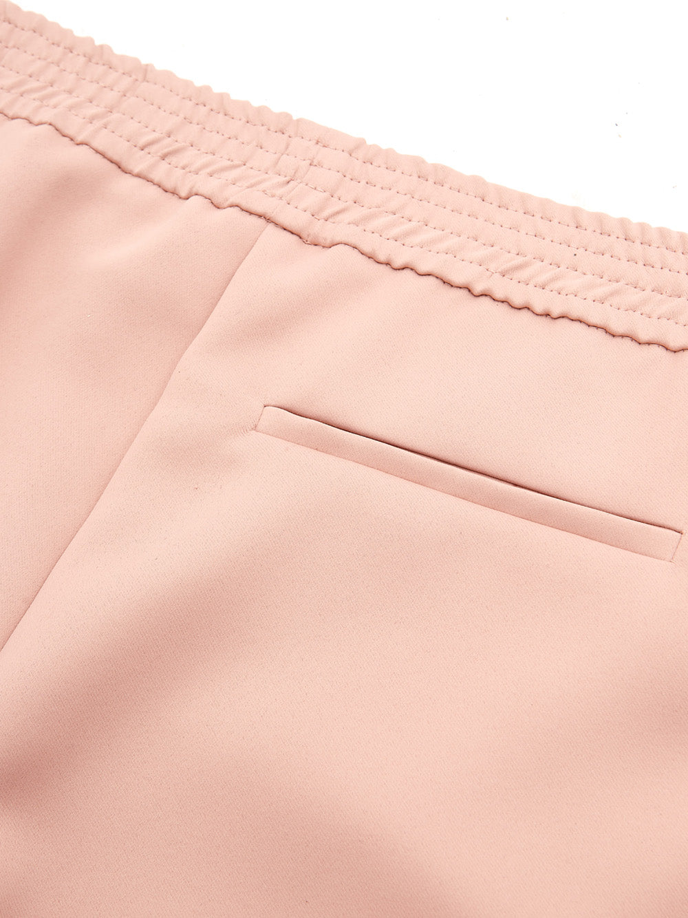 Technical Fabric Pants with Elastic Waistband