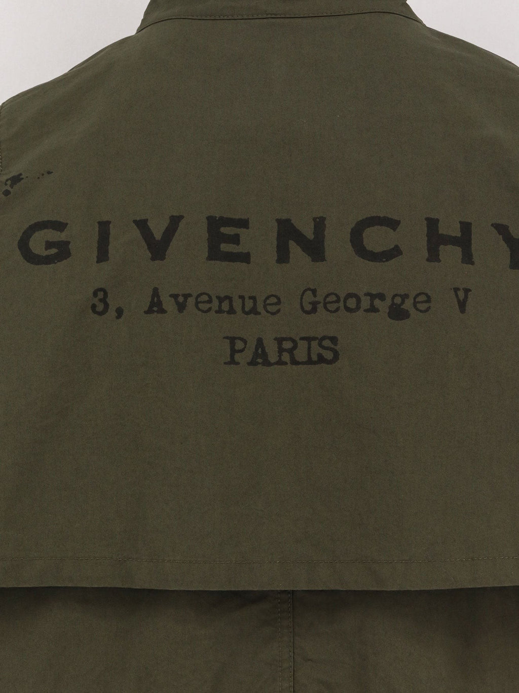 Givenchy Water-proof cotton parka jacket