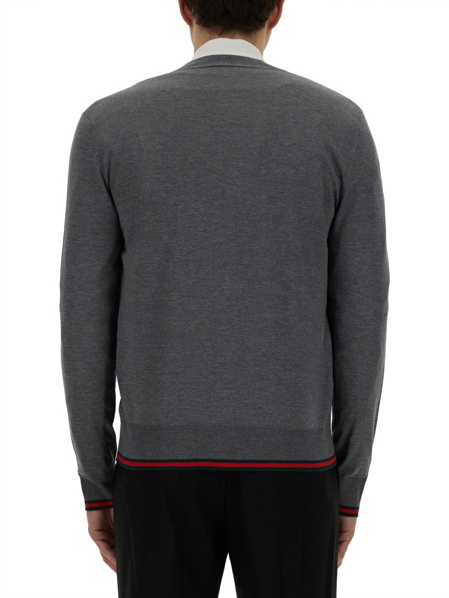 Gucci WEB PATTERN CARDIGAN