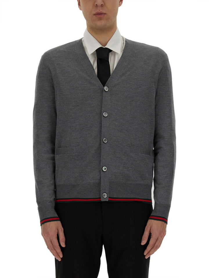 Gucci WEB PATTERN CARDIGAN