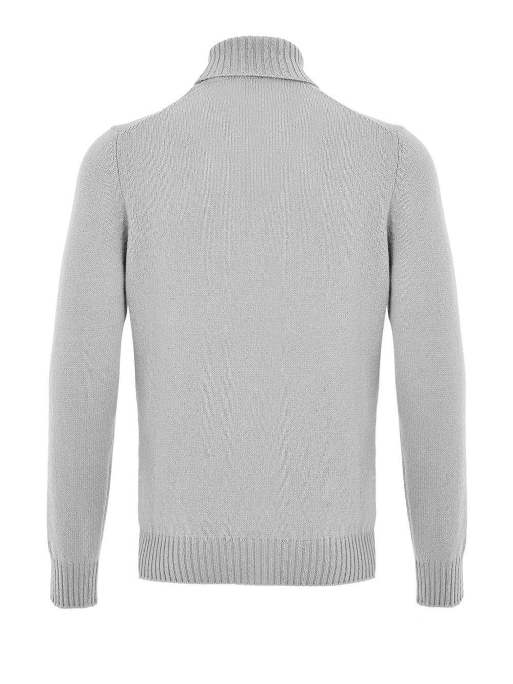 Gran Sasso Gray Wool Turtleneck Sweater