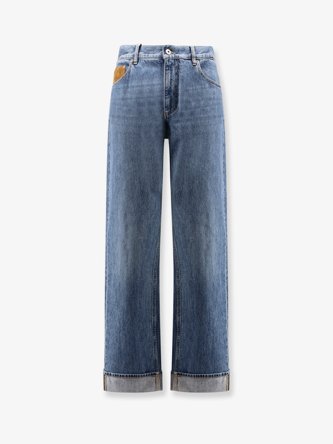 Bottega Veneta Wide leg jeans with turn up