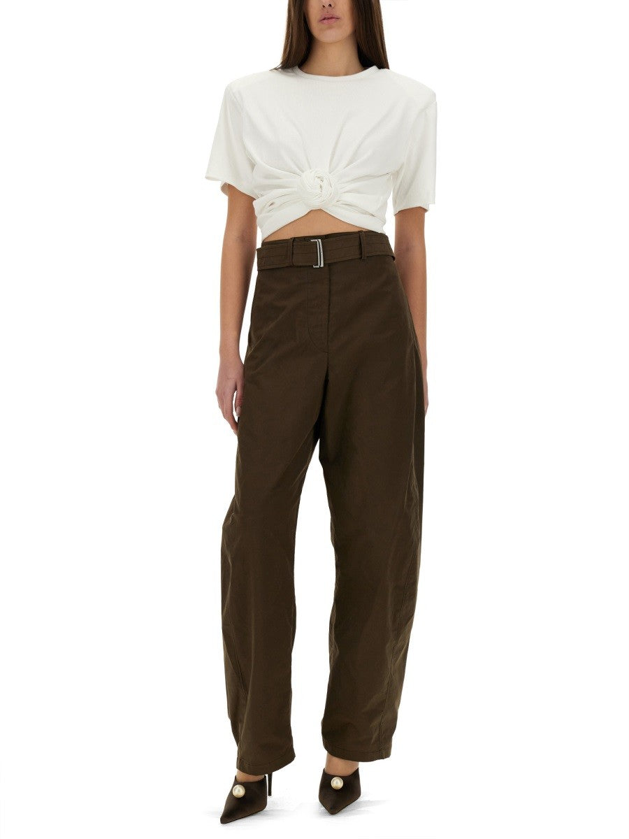 MAGDA BUTRYM "WIDE-LEG" PANTS WITH BELT