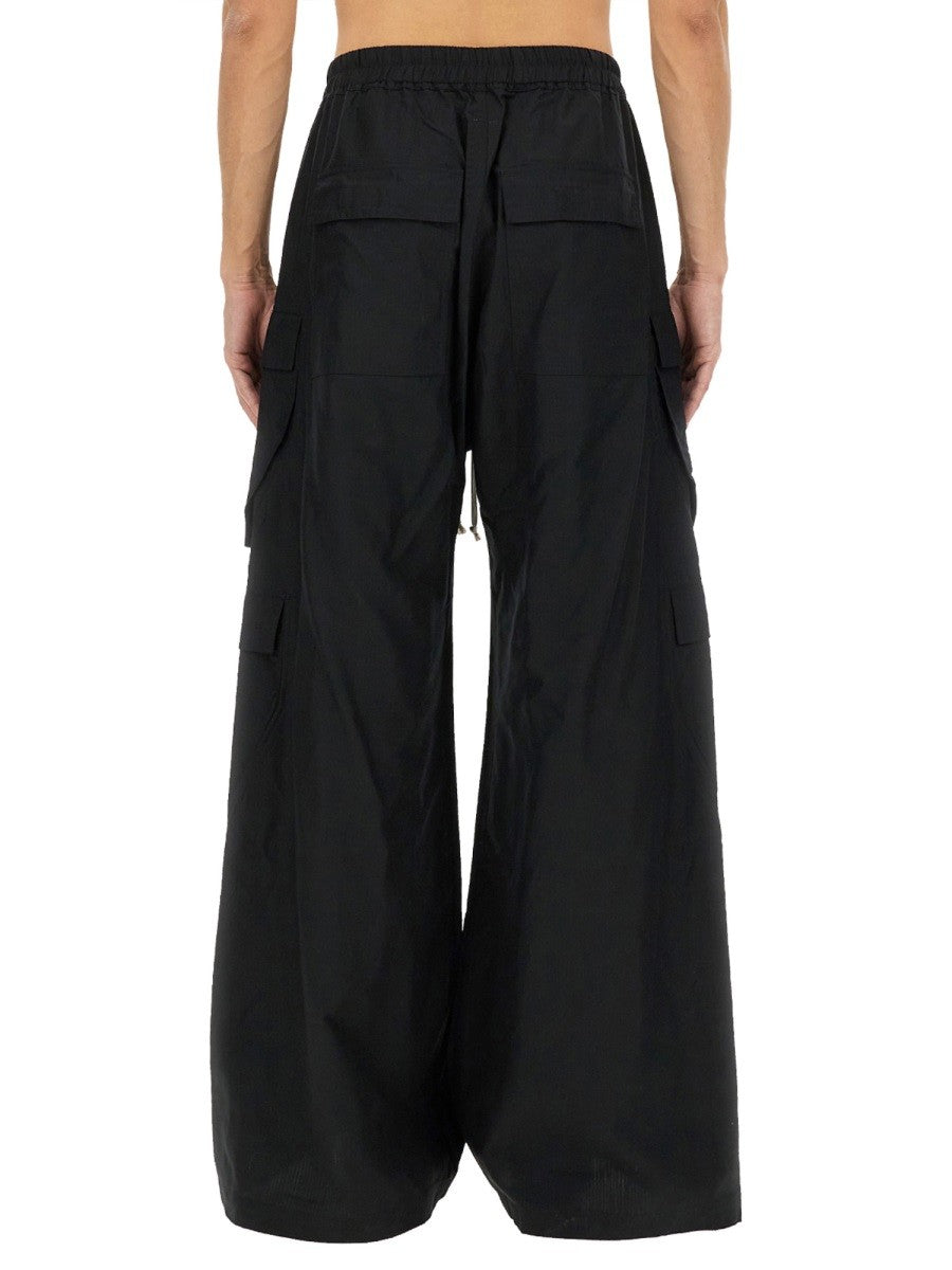 RICK OWENS DRKSHDW WIDE LEG PANTS