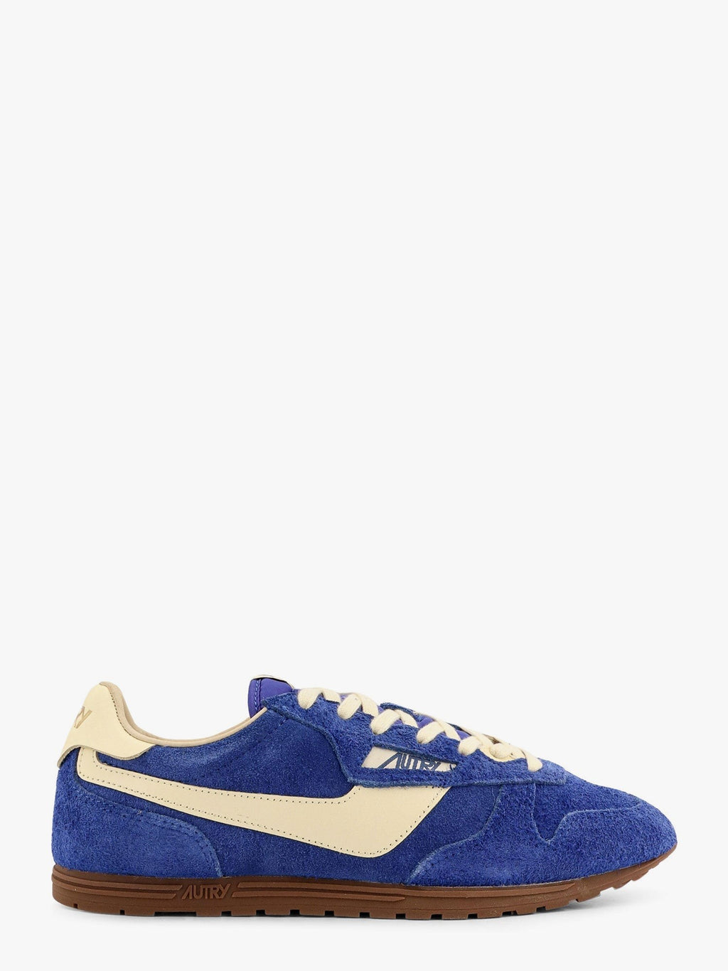 Autry Windspin low-top suede and leather sneakers