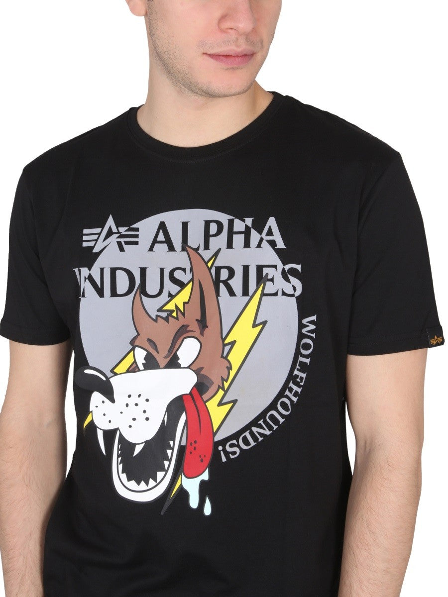 ALPHA INDUSTRIES WOLFHOUNDS T-SHIRT