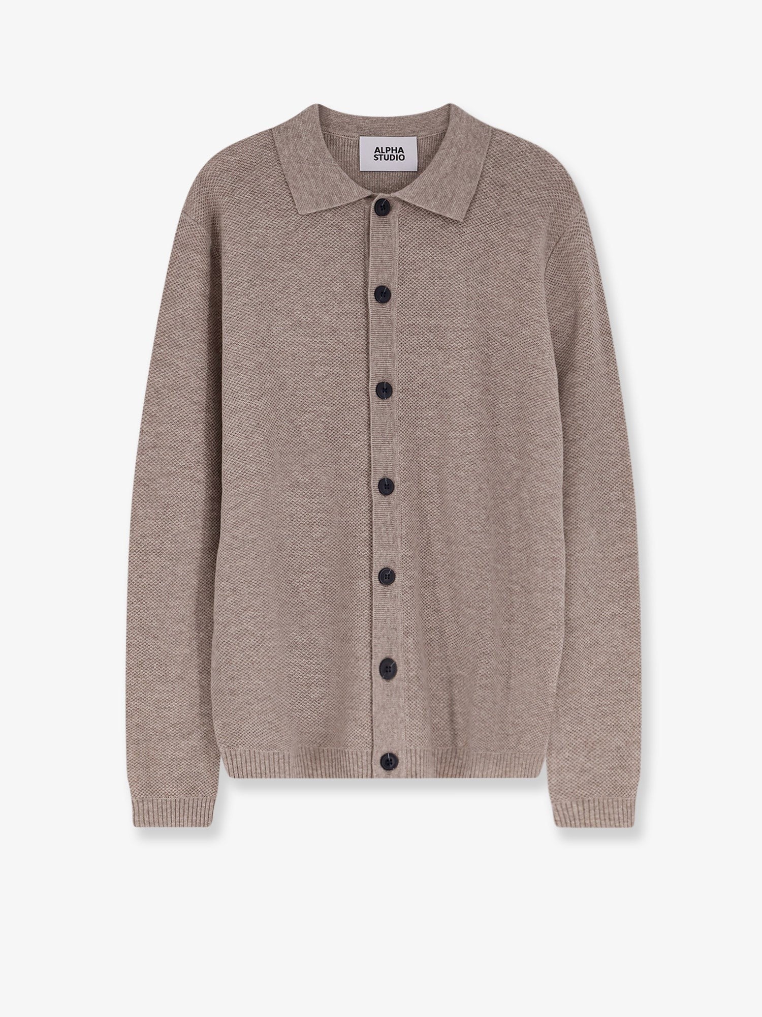 ALPHA-STUDIO Wool and cashmere cardigan