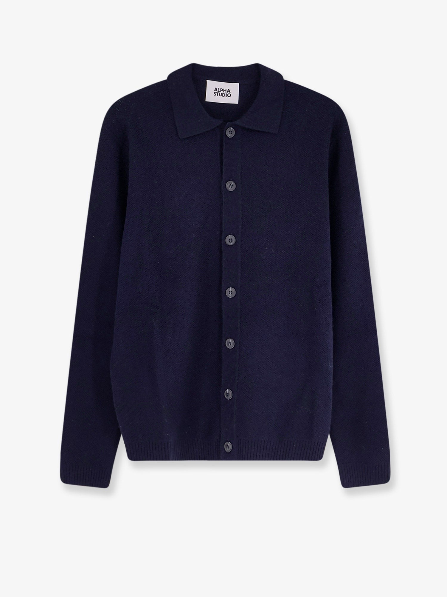 ALPHA-STUDIO Wool and cashmere cardigan