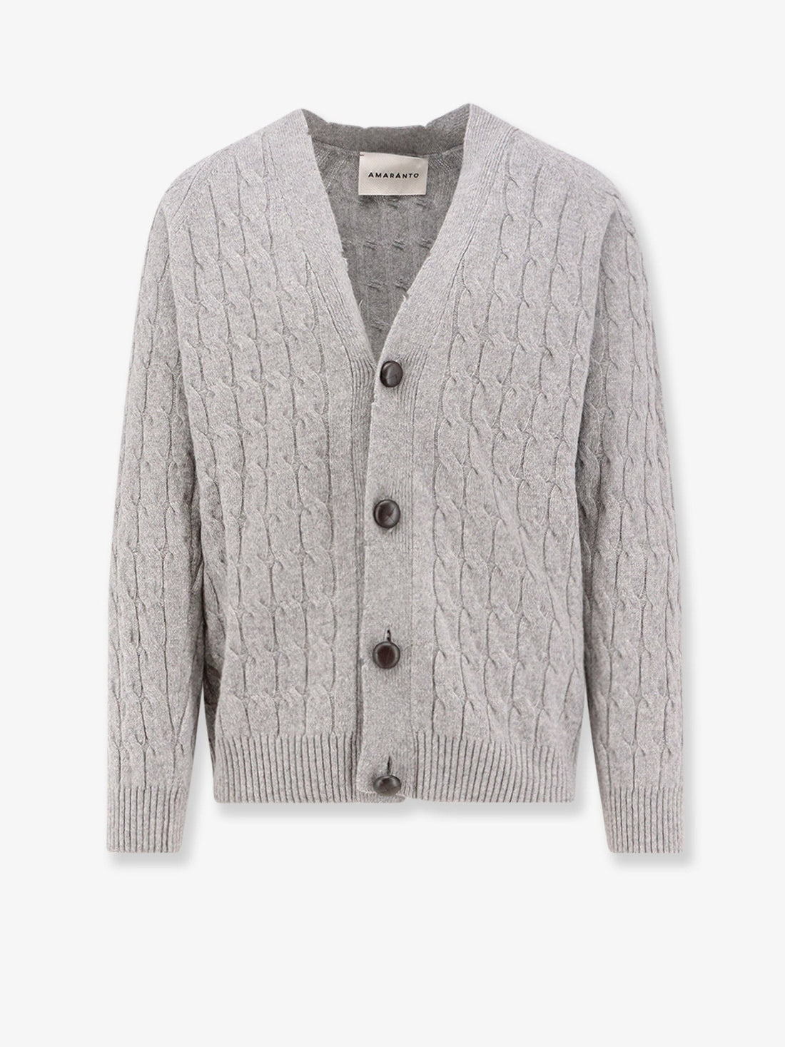 AMARANTO Wool and cashmere cardigan