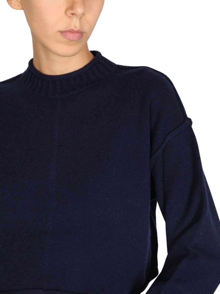 Max Mara WOOL AND CASHMERE CREW NECK SWEATER