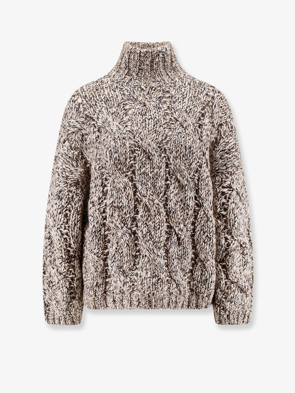 Brunello Cucinelli Wool and cashmere turtleneck sweater with sequins