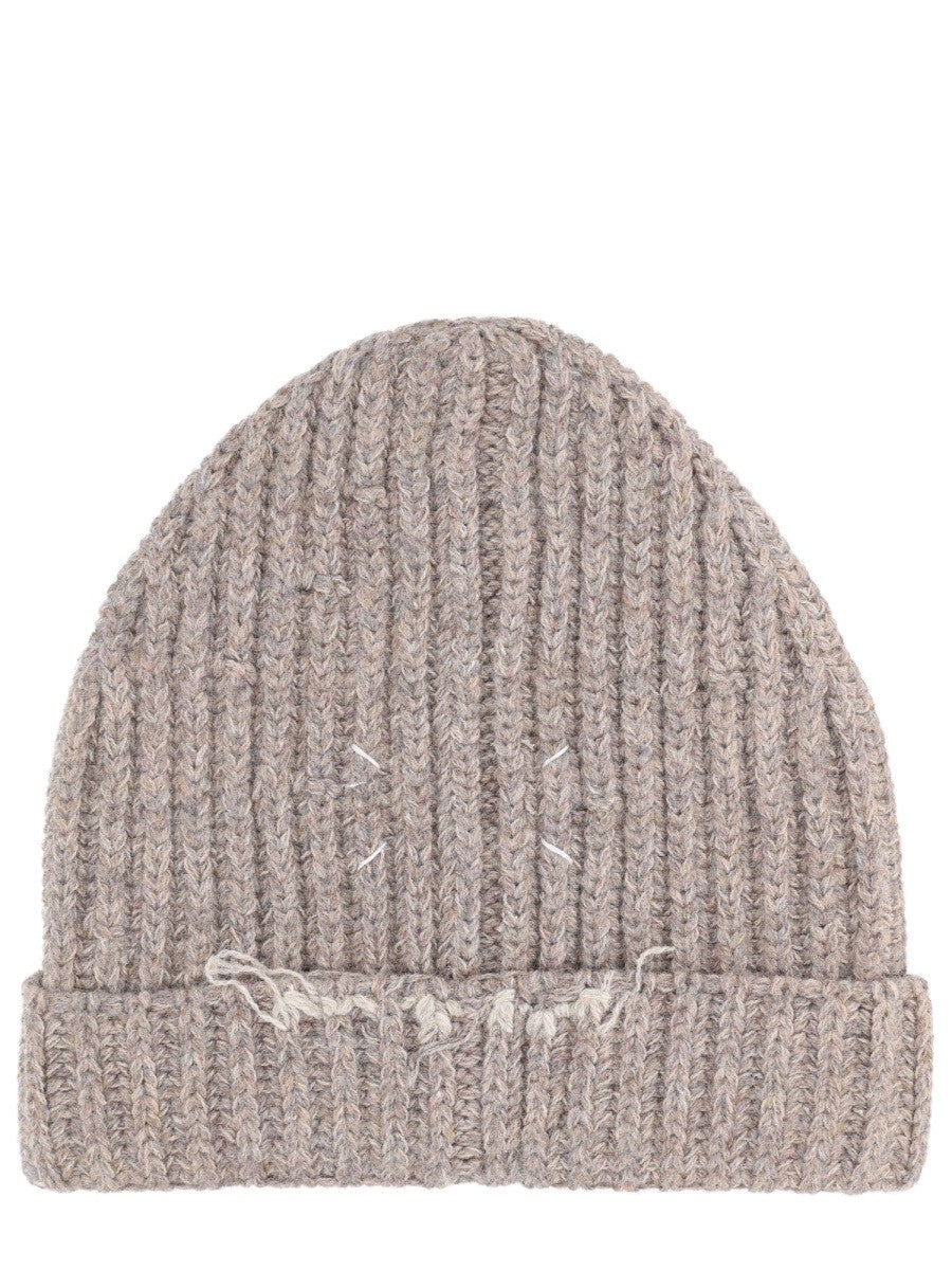 Maison Margiela WOOL AND COTTON BLEND BEANIE