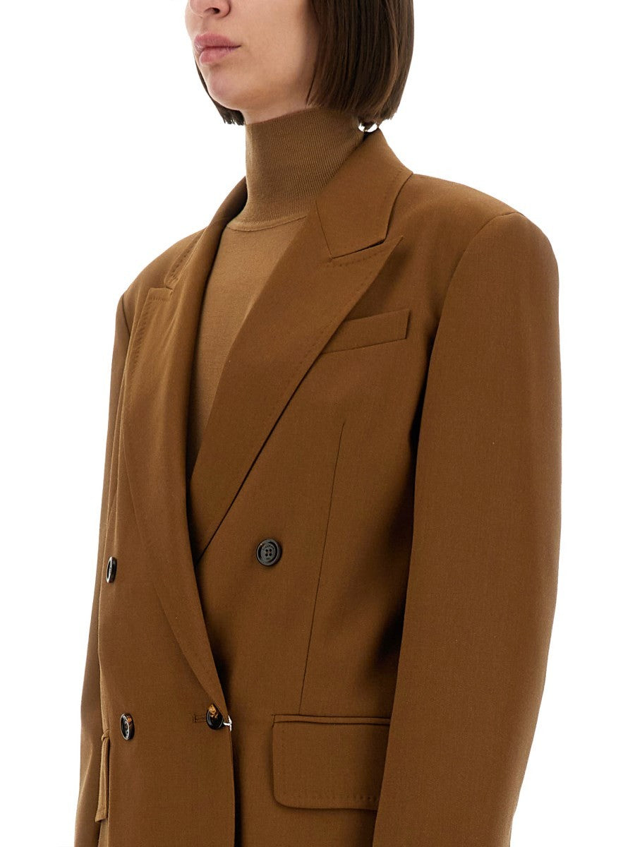Max Mara WOOL BLEND DOUBLE-BREASTED JACKET