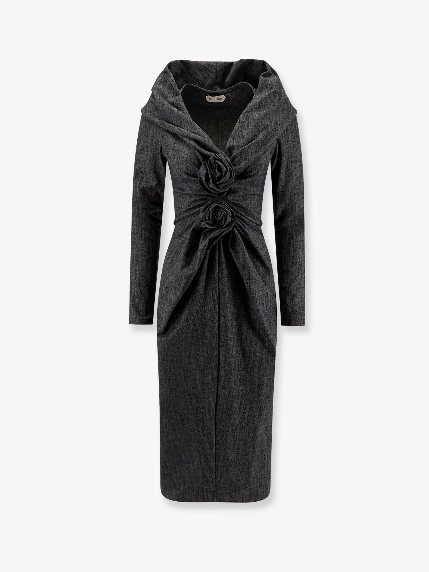 alberta ferretti Wool blend midi dress