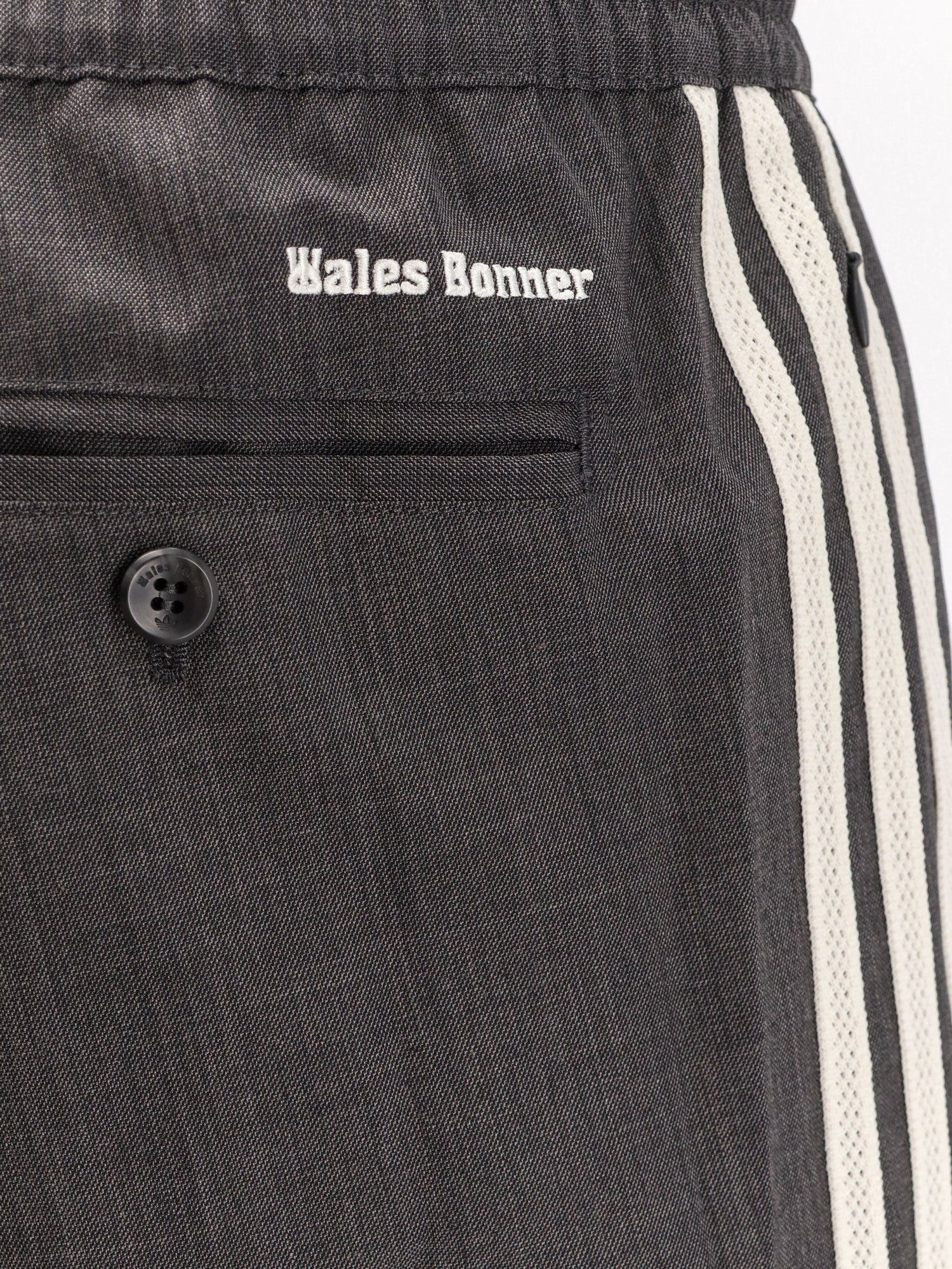 ADIDAS X WALES BONNER Wool blend trousers with iconic detail on the side