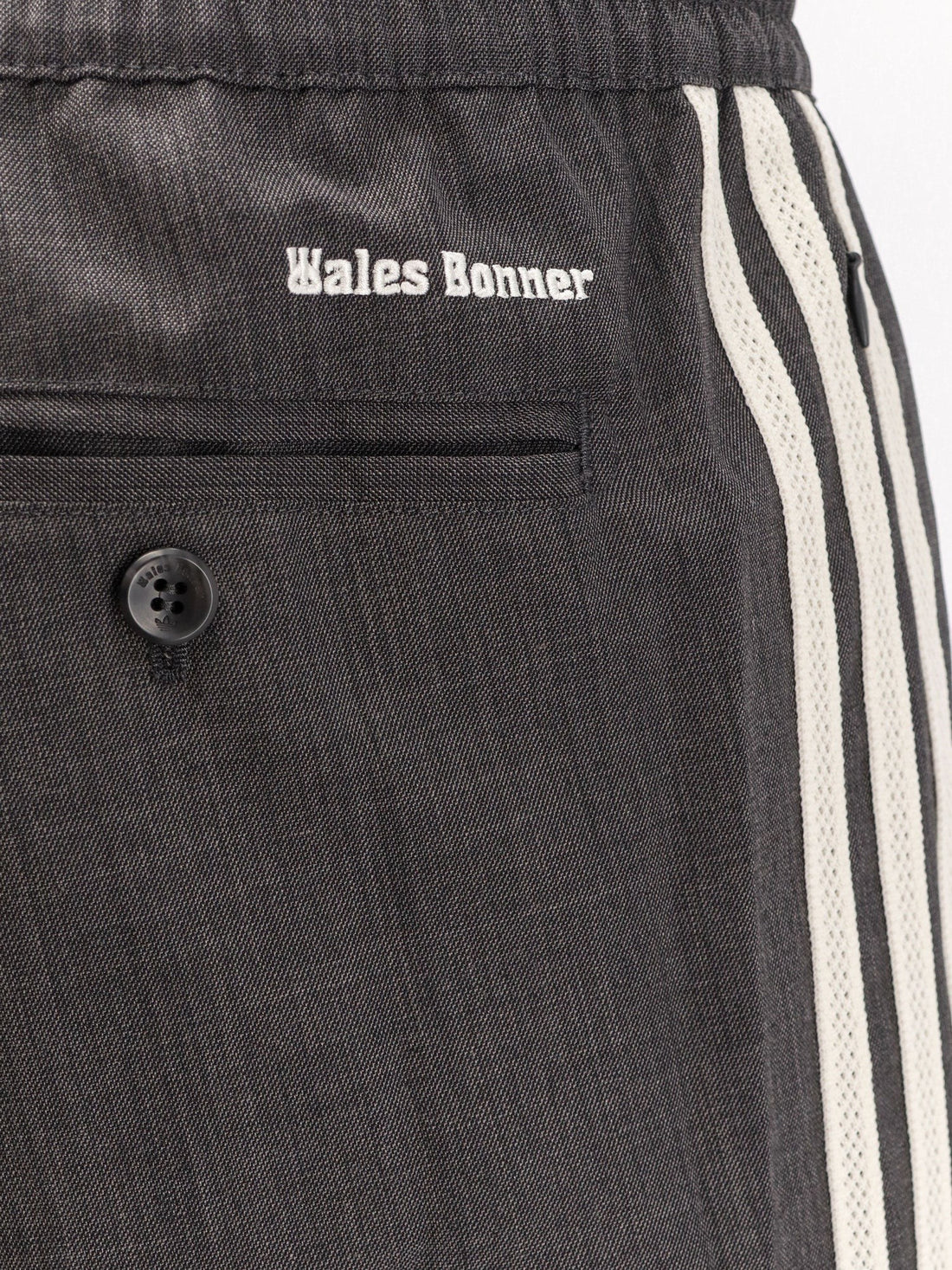 ADIDAS X WALES BONNER Wool blend trousers with iconic detail on the side