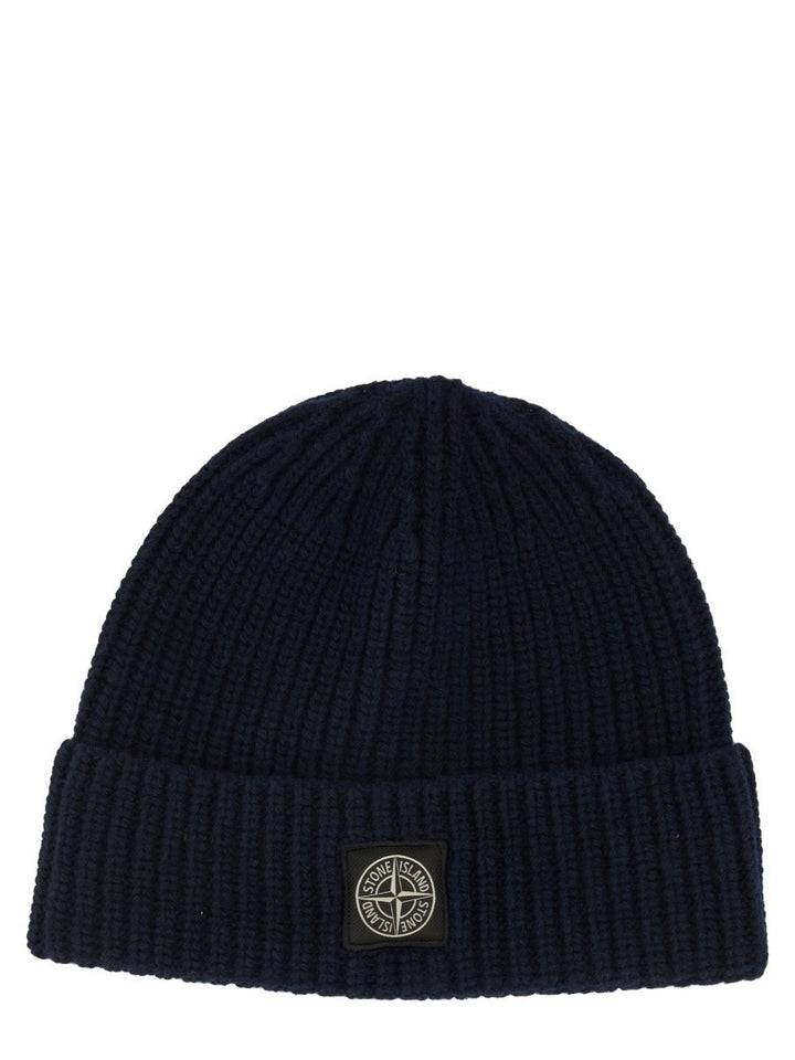 Stone Island WOOL CAP WITH LOGO