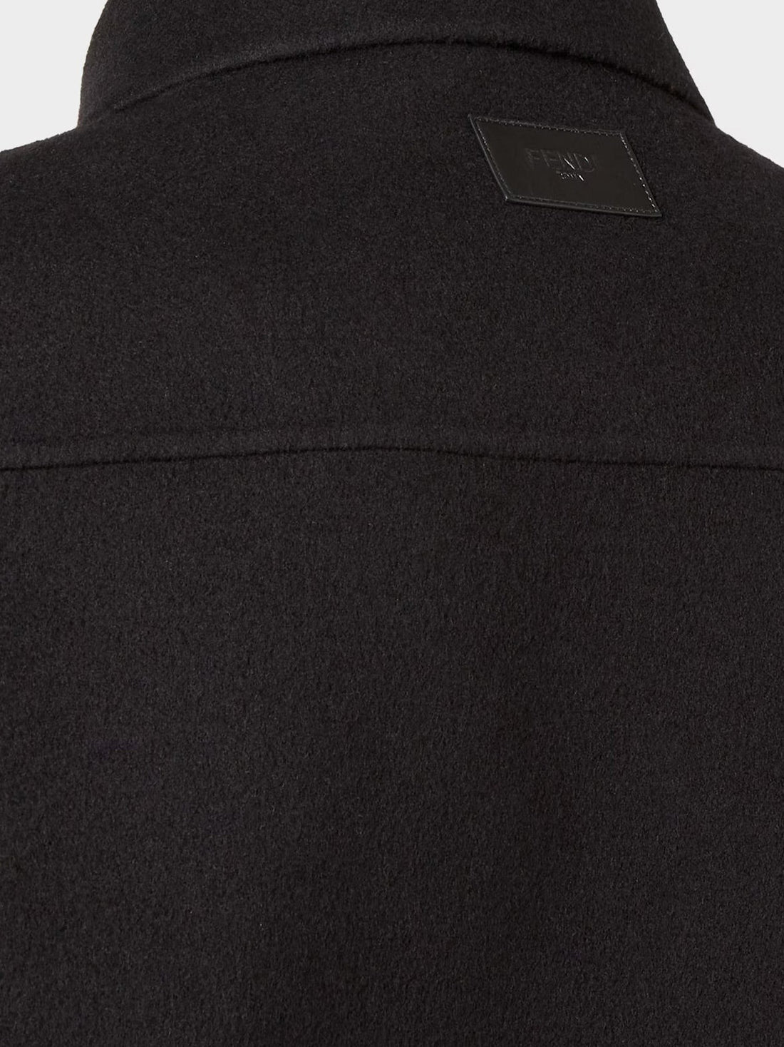Fendi Wool coat with FF embossed detail