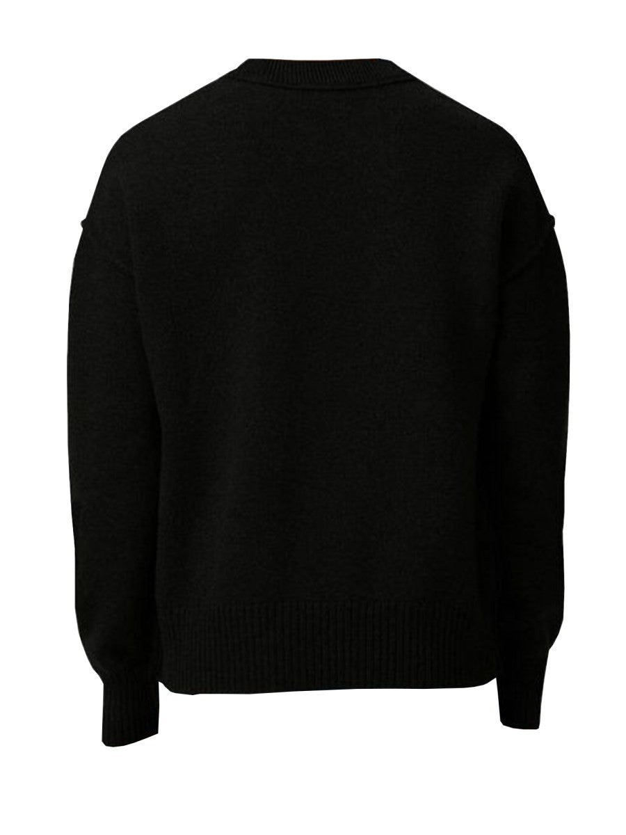 AMI PARIS WOOL LOGO SWEATER