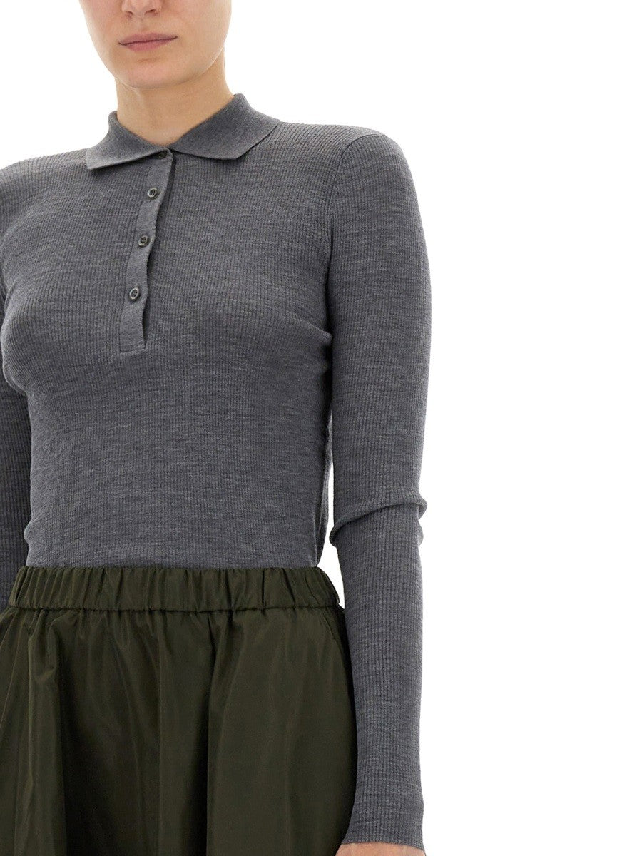 ASPESI WOOL POLO SHIRT