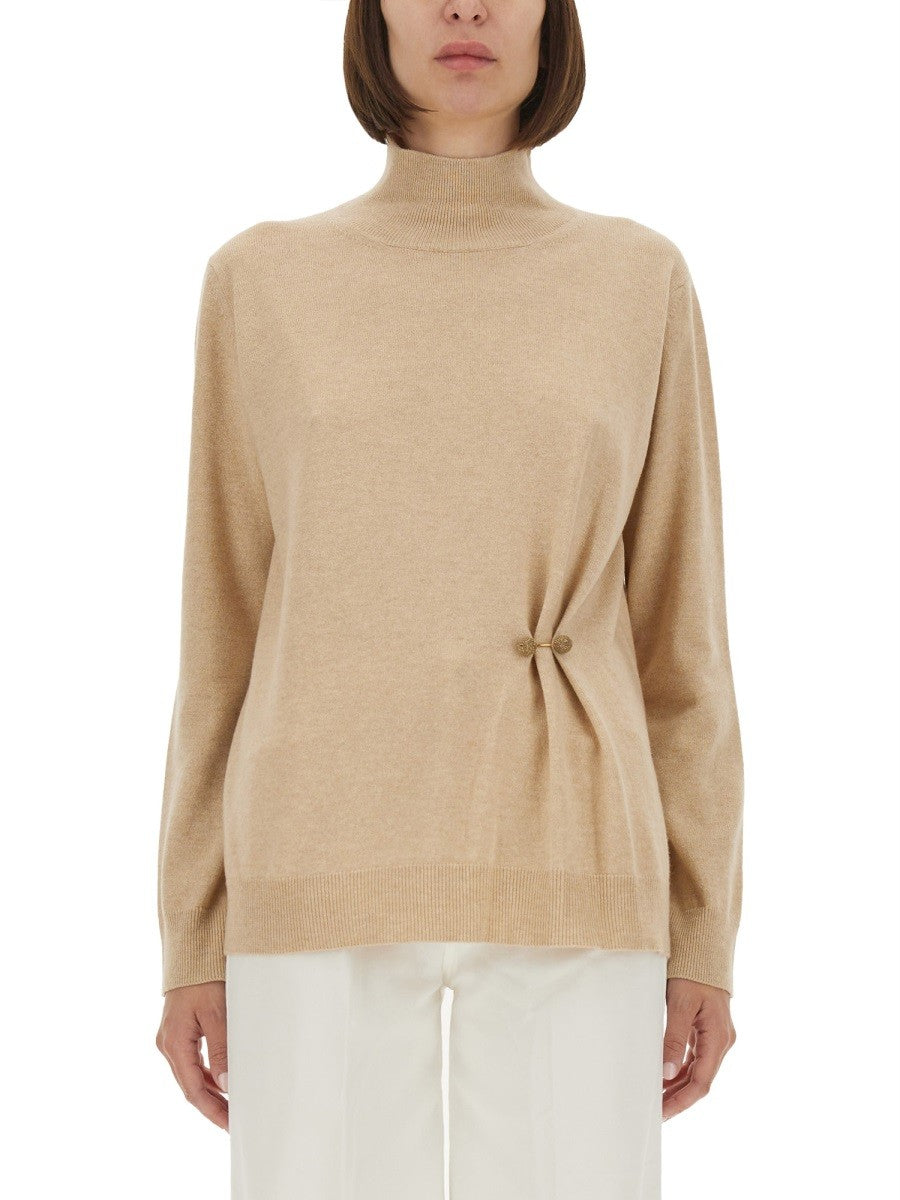 Fabiana Filippi WOOL, SILK AND CASHMERE SWEATER