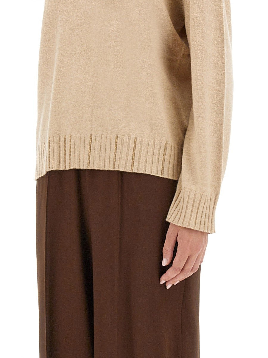 Fabiana Filippi WOOL, SILK AND CASHMERE SWEATER