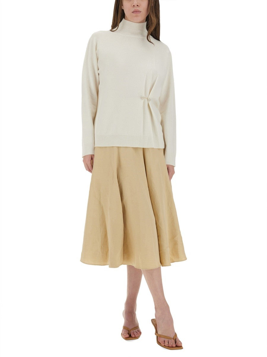 Fabiana Filippi WOOL, SILK AND CASHMERE SWEATER