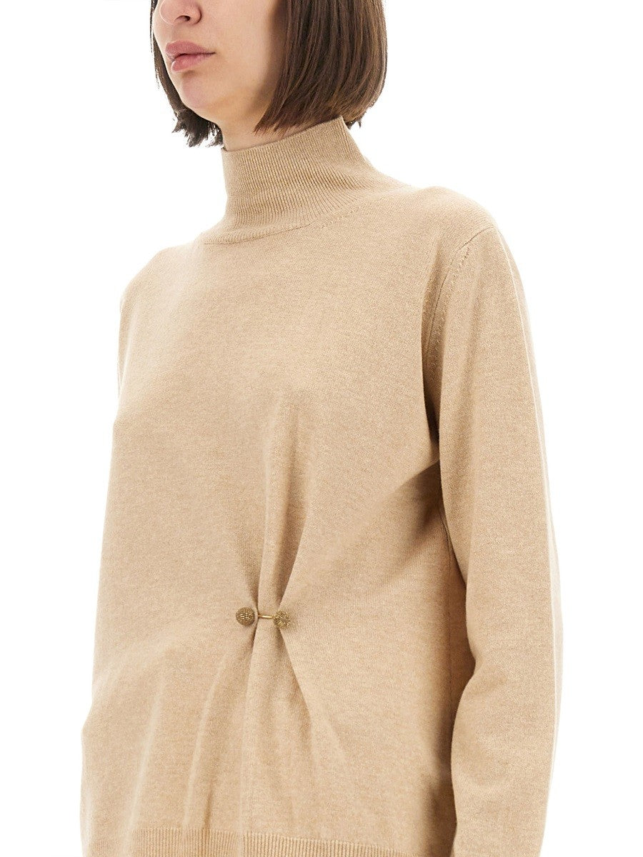 Fabiana Filippi WOOL, SILK AND CASHMERE SWEATER