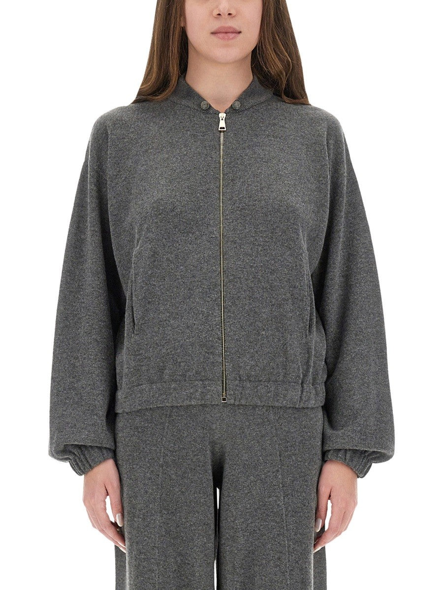 Fabiana Filippi WOOL, SILK AND CASHMERE SWEATSHIRT