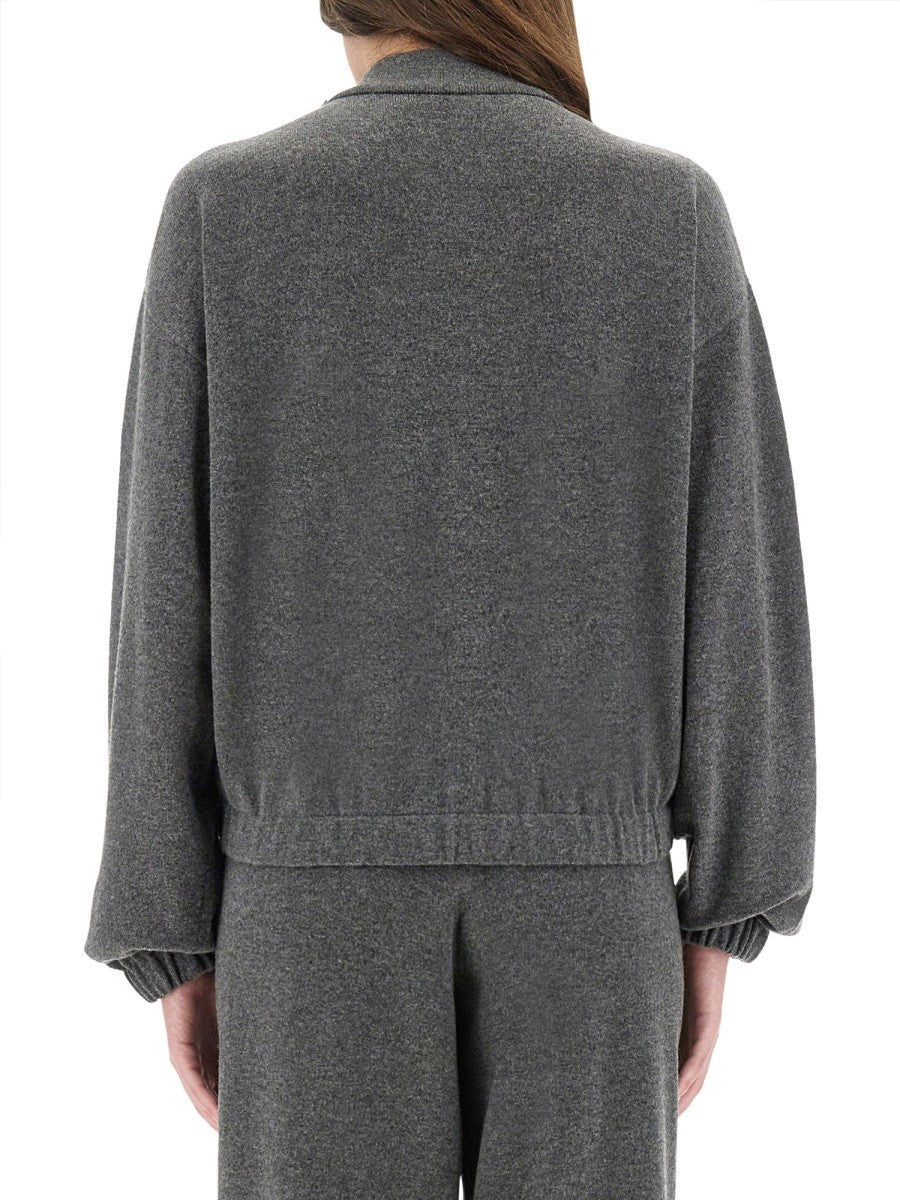 Fabiana Filippi WOOL, SILK AND CASHMERE SWEATSHIRT