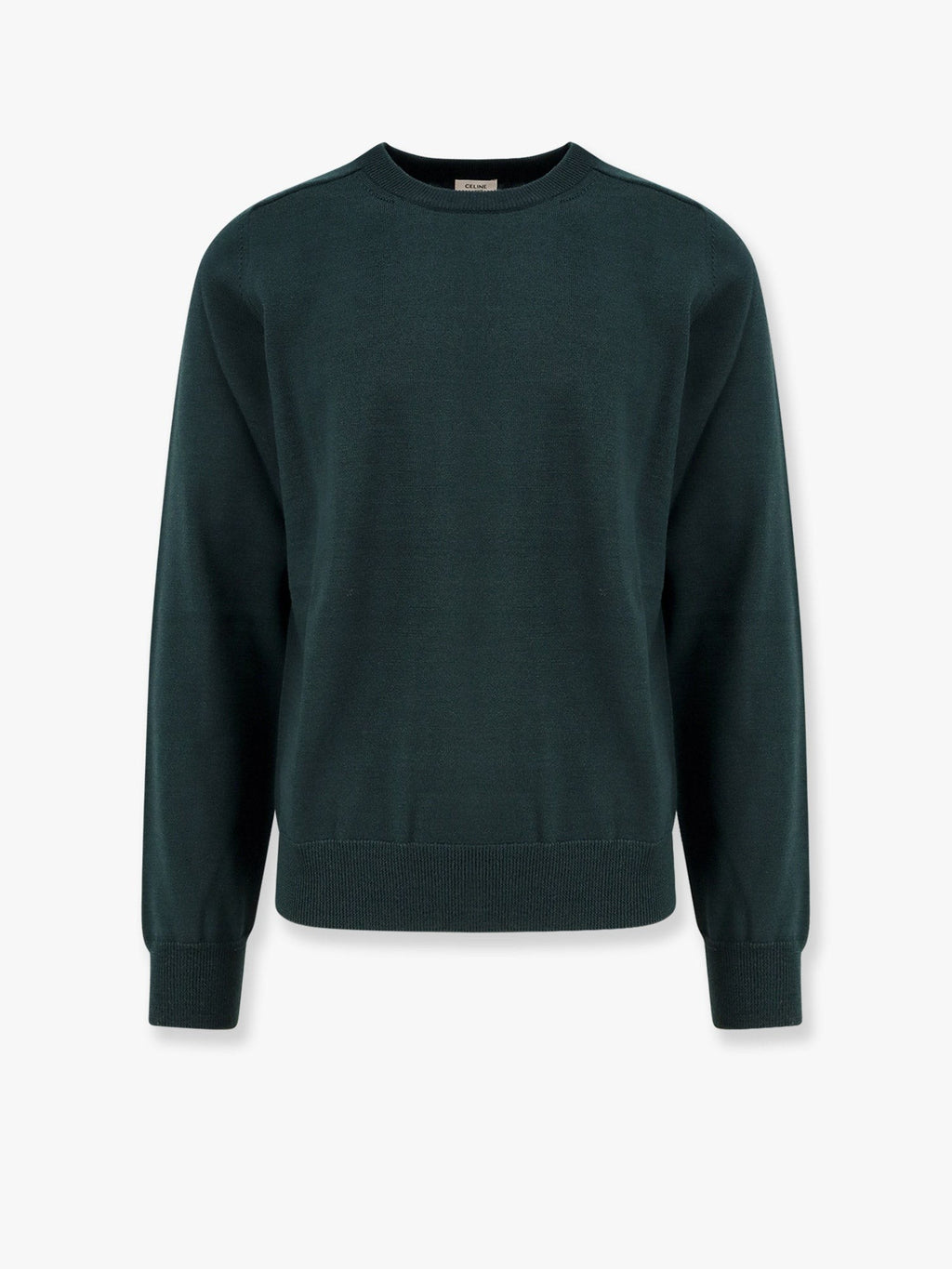 Celine Wool sweater with embroidered logo on the front