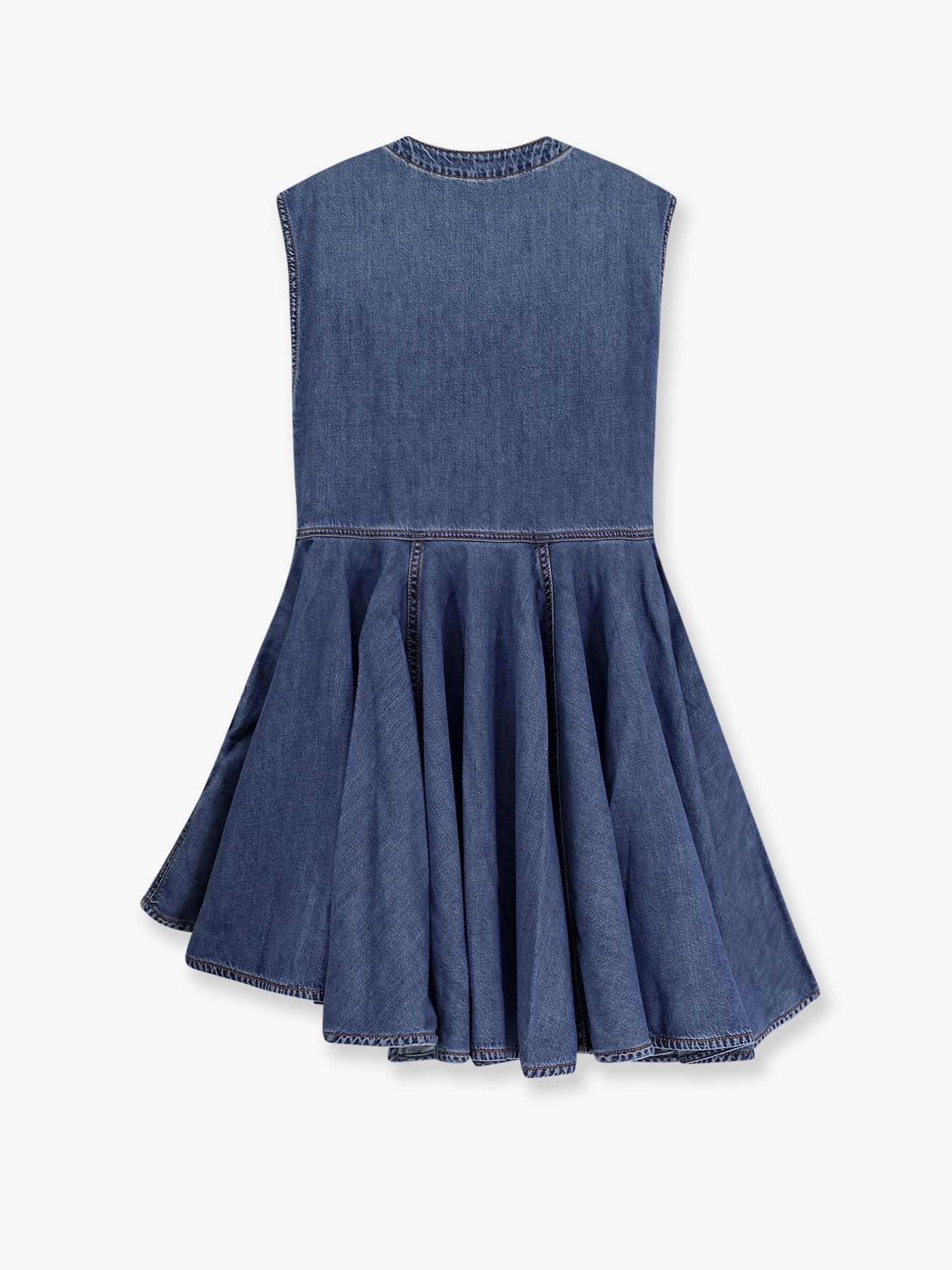 ALAIA Wrap denim dress