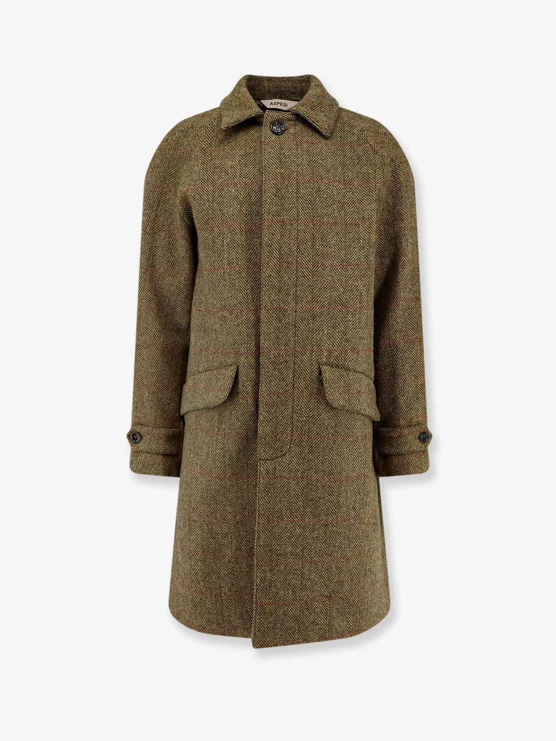 ASPESI Wright herringbone wool coat