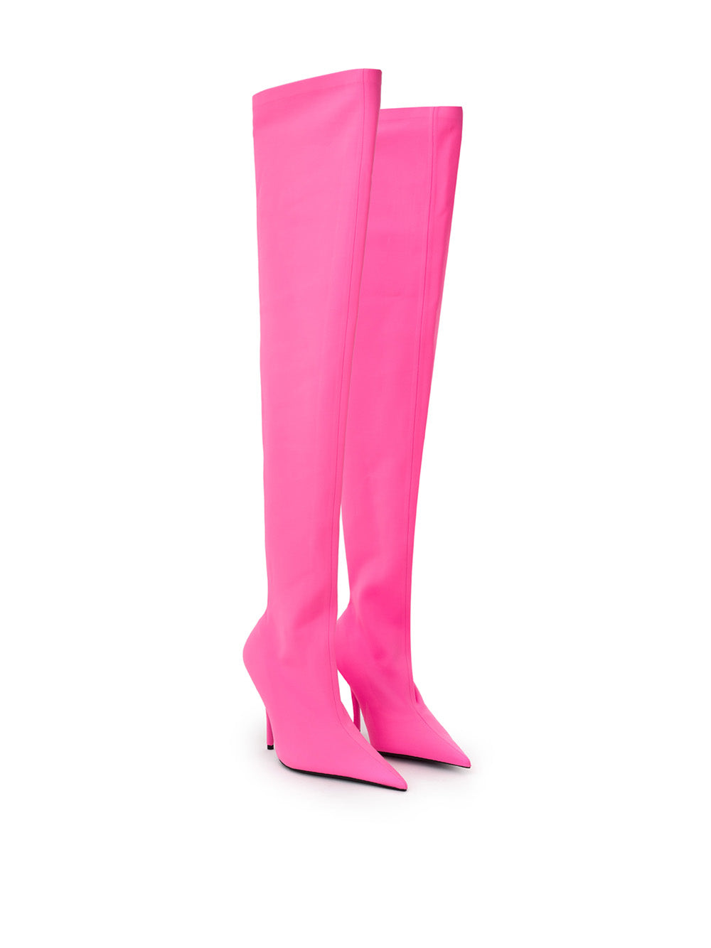 Balenciaga Knife Boot Fluo Pink Over The Knee