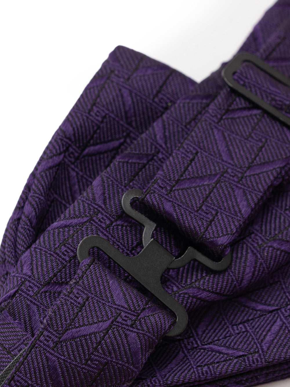 Dolce & Gabbana Purple Silk Bow Tie