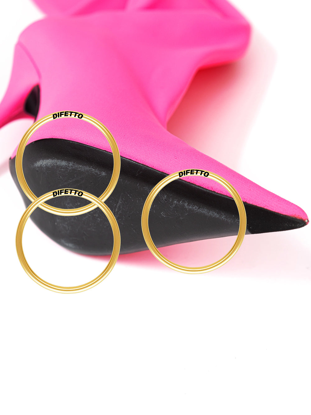 Balenciaga Knife Boot Fluo Pink Over The Knee
