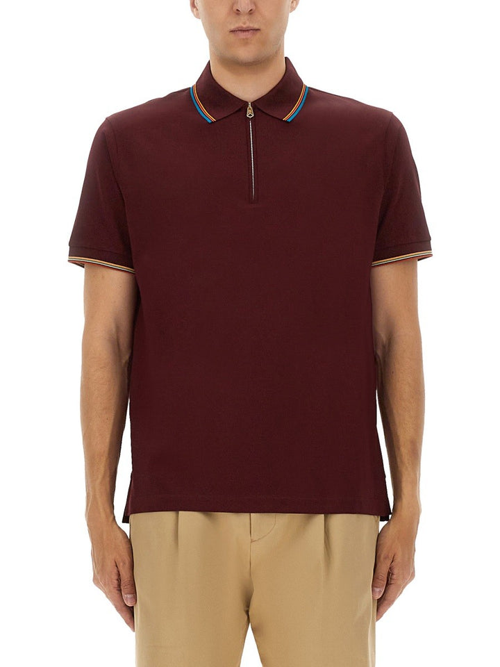 PAUL SMITH ZIP POLO.