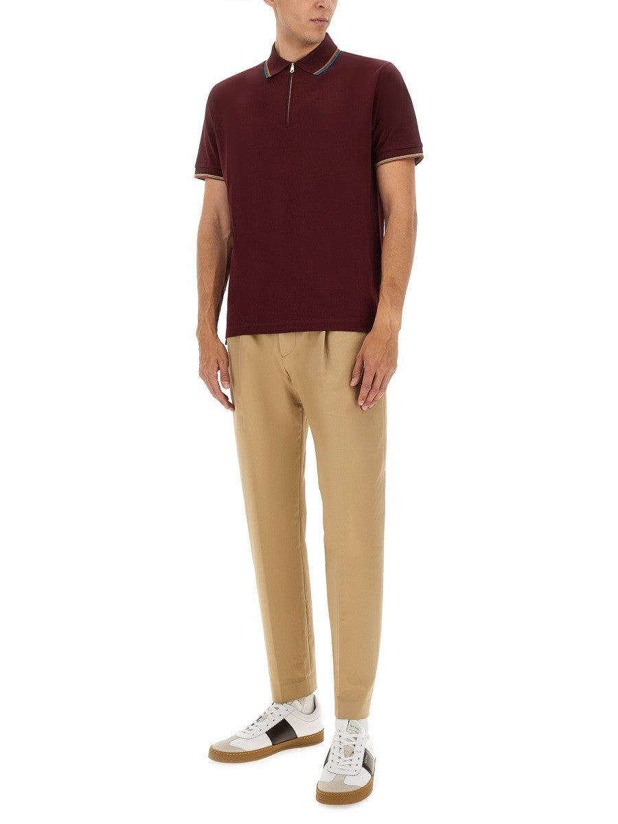 PAUL SMITH ZIP POLO.