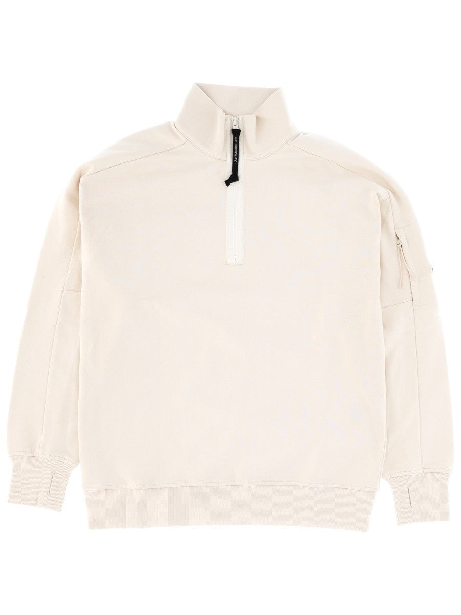 C.P. COMPANY ZIP SWEATSHIRT.