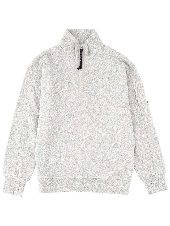 C.P. COMPANY ZIP SWEATSHIRT.