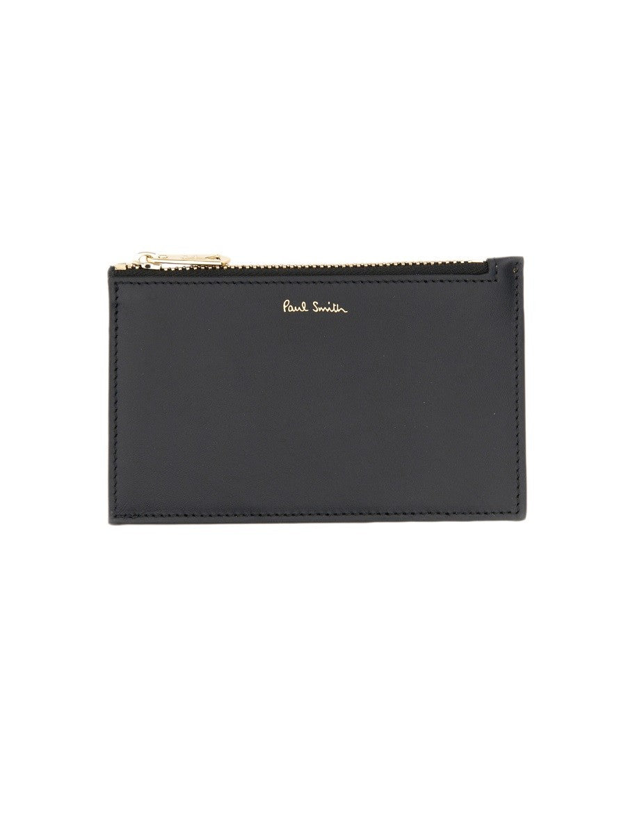 PAUL SMITH ZIPPERED CARD HOLDER