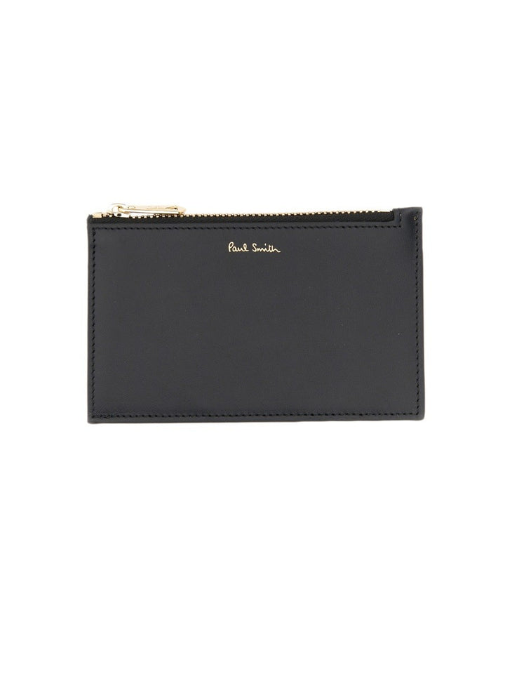PAUL SMITH ZIPPERED CARD HOLDER