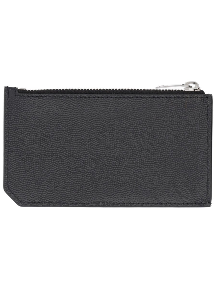 Saint Laurent ZIPPERED CARD HOLDER