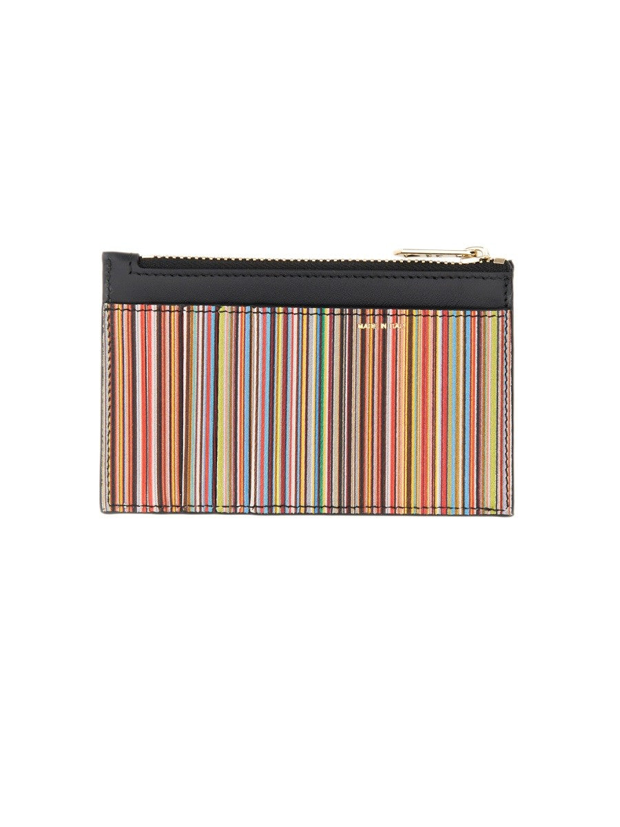 PAUL SMITH ZIPPERED CARD HOLDER