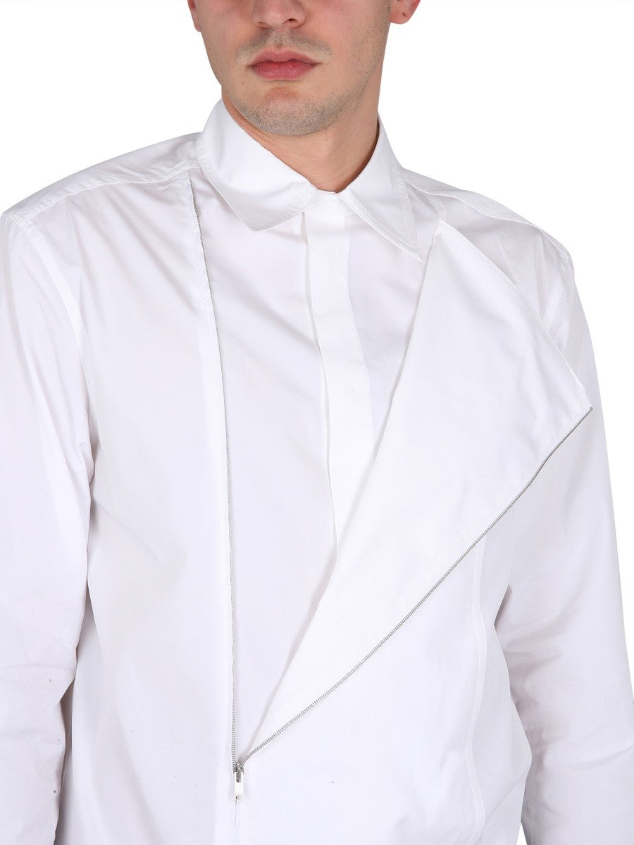 JIL SANDER ZIPPERED SHIRT