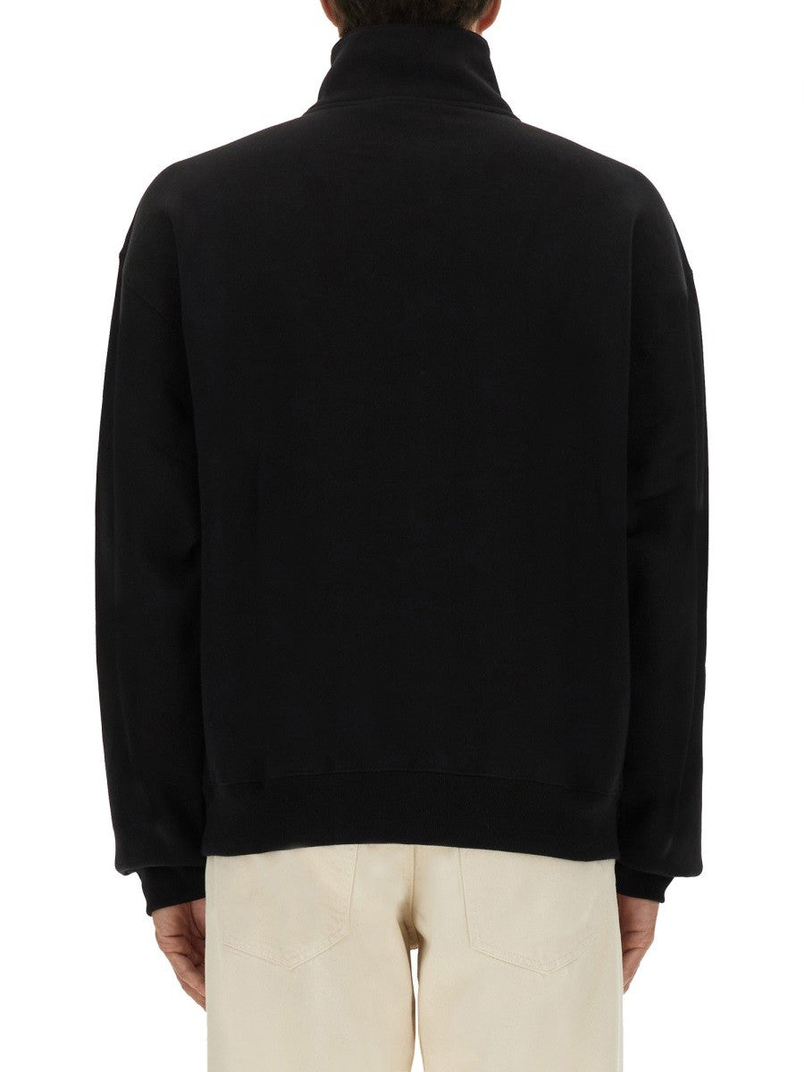 JACQUEMUS ZIPPERED TURTLENECK SWEATSHIRT